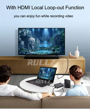 4K 60hz Bucle de Salida HDMI de la Tarjeta de Captura de Audio Grabación de Vídeo de la Placa de la Transmisión en Vivo USB 2.0 3.0 1080p Grabber para PS4 Juego de DVD de la Cámara