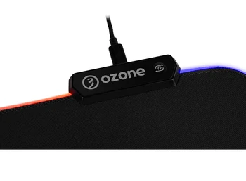 Gaming Ozone Gaming Pro de Nivel de los Espectros - RGB mat, efectos controlador + 3 modos de iluminación, la Base de goma, Negro