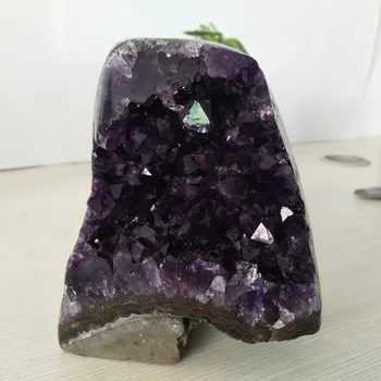 De alta calidad de Uruguay piedra amatista geoda de cristal de cuarzo de clúster de decoración para el hogar en pantalla amethyste pierre naturelle