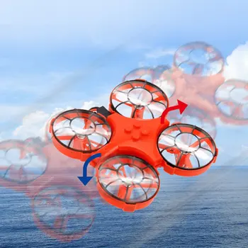 RC Quadcopters Agua de la Tierra Y del Aire de Cuatro Ejes Avión Aerodeslizador Tres-en-uno Multi-función de Juguete de Un botón Cayendo Mini Drone