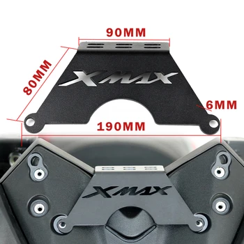 XMAX Delantero de la Motocicleta el tenedor del Soporte del Teléfono Smartphone Teléfono GPS Navigaton Placa de Soporte Para Yamaha XMAX125 250 300 400 2017 2018