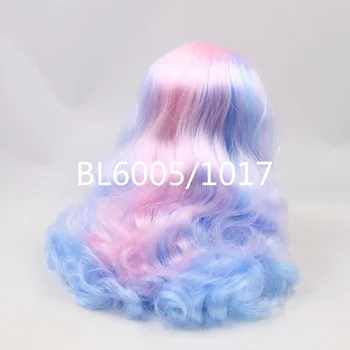 Blyth muñeca de hielo peluca sólo rbl el cuero cabelludo y la cúpula de Capas de pelo de 2 colores para DIY personalizado muñeca