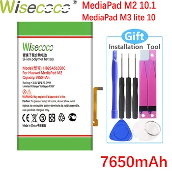 7650mAh Para Huawei Mediapad M3 Lite 10 de la Batería BAH-W09/BAH-L09/BAH-L01/HDN-W09/ Mediapad M2 10 M2-A01W/M2-A02L HB26A510EBC