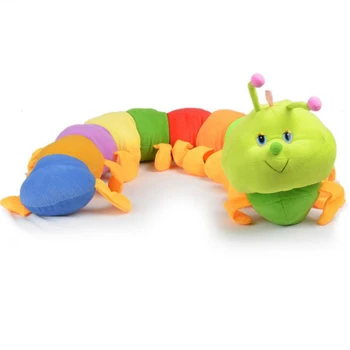 50/80CM de colores caterpillar juguete de peluche almohada caterpillar grandes insectos de la muñeca de san Valentín 's Día de regalo de juguetes de peluche