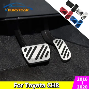 Xburstcar para Toyota C-HR CHR 2016 - 2020 EN la Aleación de Aluminio del Coche Pedal del Freno Pedal del Acelerador Automático de Pedales de los Accesorios de la Cubierta