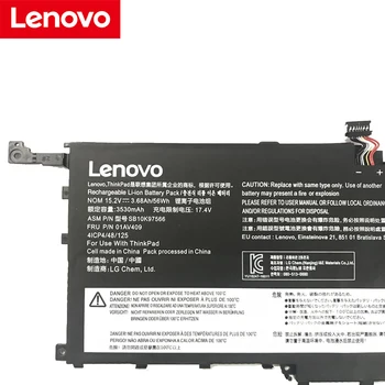 LENOVO X1C 01AV410 01AV438 01AV439 01AV441 SB10K97567 SB10K97566 Original 01AV409 de batería del ordenador portátil