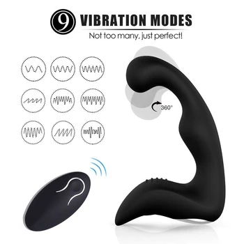 USB de Carga Para los Hombres Anal Vibrador Juguetes Sexuales Para los Hombres/las Mujeres Anal Tapones Consolador Vagina Coño Control Remoto Masajeador de Próstata Adulto
