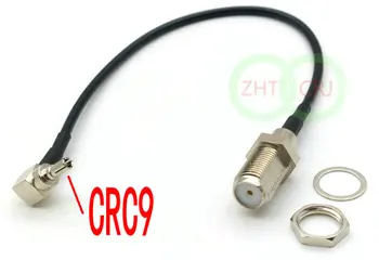 100pcs F a conector CRC9 coleta de la antena de cable RG174