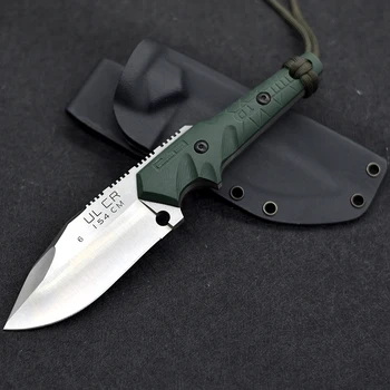 G10 hoja al aire libre cuchillo recto de auto-defensa de saber de supervivencia del campamento de caza de las fuerzas especiales de combate cuchillos cuchillos de regalo cuchillos EDC