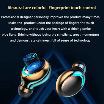F9-32 TWS Bluetooth V5.0 Auriculares auricular Inalámbrico Con Micrófono de los Deportes de la prenda Impermeable de los Auriculares 1200Mah de Caja de Carga Para Android