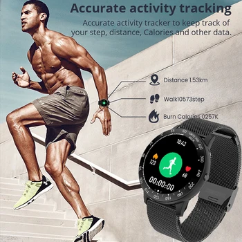 H30 Reloj Inteligente para Android IOS Teléfono Hombres Mujeres Completa de la Pantalla Táctil de la Presión Arterial Frecuencia Cardíaca Sueño Monitor Impermeable Smartwatch