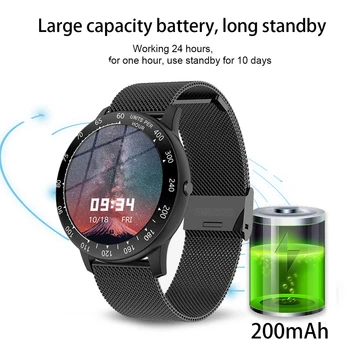 H30 Reloj Inteligente para Android IOS Teléfono Hombres Mujeres Completa de la Pantalla Táctil de la Presión Arterial Frecuencia Cardíaca Sueño Monitor Impermeable Smartwatch