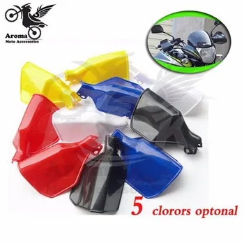 Envío gratis Disponible en 5 Colores moto handguard de colores rojo negro blanco azul amarillo moto Accesorios de la motocicleta de la mano guar