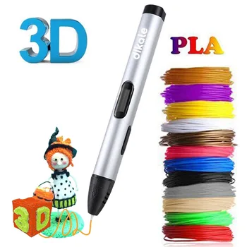 Dikale 3D de la Pluma de BRICOLAJE de la Impresión en 3D a Lápiz PLA Filamento Tres D Lápices de Dibujo Impresora 3D Imprimant Stift Niño Adulto Regalo de Juguetes Creativos