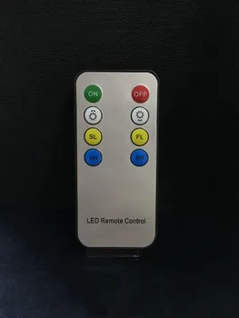 Control remoto 12pcs LED Recargable Llama Candelita Resplandor de la vela de la lámpara de 8 tecla de control del temporizador de la fiesta de la Boda decoración de mesa-Ámbar