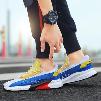 Damyuan 2020 de la Moda Nueva de los Hombres Clásicos Cómodos Transpirable No de cuero Casual de Correr Ligero Gimnasio Zapatos Zapatillas de Jogging