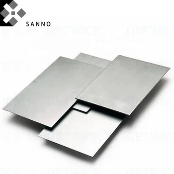 Molibdeno de la placa de la hoja de 100X100X1mm - 200X200X2mm de alta calidad de pureza de molibdeno mo placas de metal