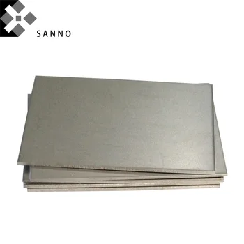 Molibdeno de la placa de la hoja de 100X100X1mm - 200X200X2mm de alta calidad de pureza de molibdeno mo placas de metal