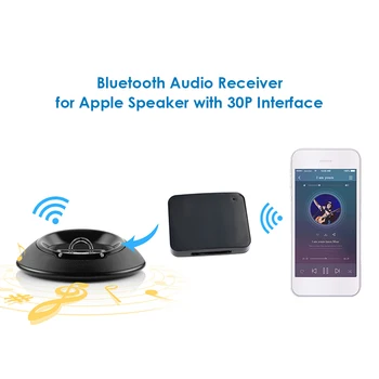 BT4877 30-Pin Bluetooth 5.0 A2DP Estéreo Inalámbrico Receptor de Audio Adaptador Dongle Para Bose SoundDock II/10/Altavoz Portátil