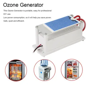 220V Mini Generador de Ozono Integrado en el Plato de Cerámica de Aire Ozonizer Máquina de Hogar BRICOLAJE Purificador de Aire, la Eliminación de mal Olor