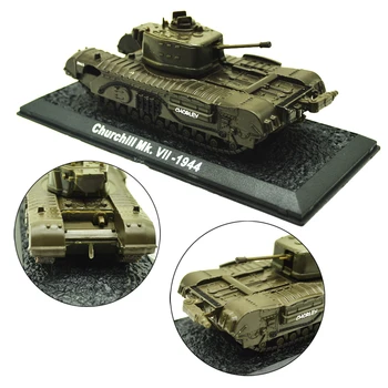 1PC 1/72 Ejército Británico de la II Guerra Mundial Infantería Tanque de Aleación de Producto Terminado de Modelo Para el Diorama Wargame Escena Y Tanque de Colección