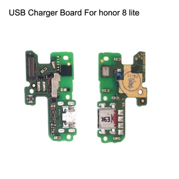 Cargador USB de la Junta Para Huawei honor 8 lite Piezas de Reparación del Cargador de la Junta Para Huawei P8 Lite 2017