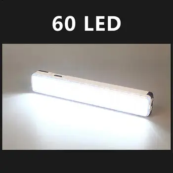 30/60 LED Multi-función de Emergencia Recargable de la Luz de la Linterna Mini 30 LED Luz de Emergencia Lámpara 2 Modo De Casa de Campo al aire libre