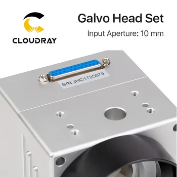 Cloudray 1064nm de la Fibra de Escaneo Láser Galvo Cabeza de Entrada Aperture10mm Galvanómetro Escáner con Alimentación de Conjunto