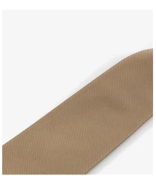 De alta Calidad De 2019 Nuevos Diseñadores de las Marcas de Moda Casual de Negocios 6cm Delgada corbata para los Hombres de Corbata de Color Sólido de Oro con la Caja de Regalo