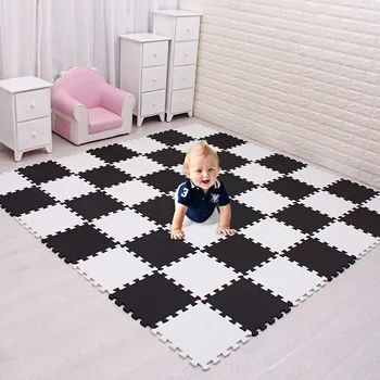 Meiqicool bebé de la Espuma de EVA de Juego de Rompecabezas de la Estera para niños/ Enclavamiento Ejercicio Azulejos de Piso de Alfombras y tapetes,Cada 29X29cm,alfombra del piso de baldosas
