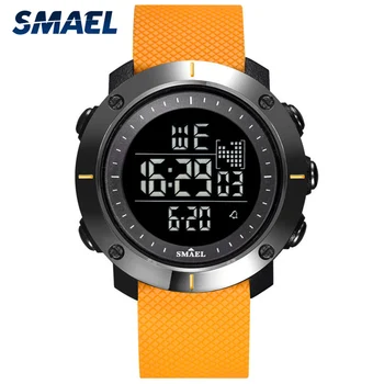 SMAEL Superior de Lujo Relojes de los Deportes de los Hombres Impermeable LED Digital Reloj de Moda Casual Hombres relojes de Pulsera de Reloj de Relogio Masculino
