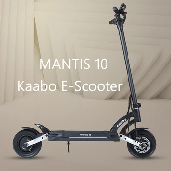 Original Kaabo Mantis 10 Kickscooter de Doble Motor 60V 18.2 AH 2000W de Freno Dual Smart Scooter Eléctrico de dos ruedas plegable Patineta