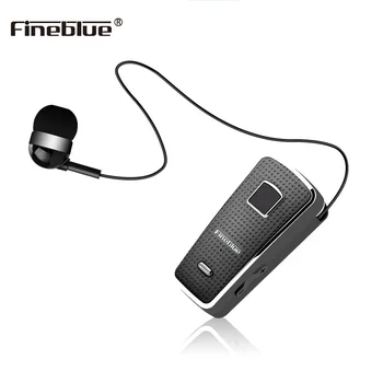 FineBlue F970 Pro de llamadas vibración Inalámbrica Bluetooth Collar de Clip de Auriculares Con Micrófono de manos libres de Auriculares Auriculares Estéreo de Negocios