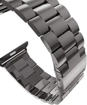 Correa de reloj de Apple Watch 38 mm 42 mm 6 5 4 SE Clásicos de la Banda de Acero Inoxidable para el IWatch Serie 3 2 1 40 mm 44 mm Pulsera de Calidad