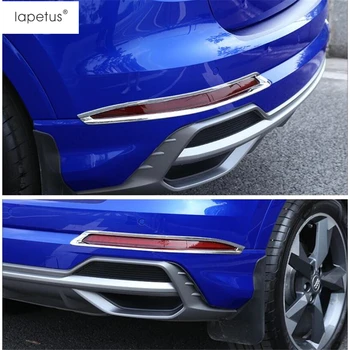 Lapetus Accesorios Para Audi Q3 F3 2019 2020 ABS Cola Luces Antiniebla Traseras Foglight Lámpara Marco de Moldeo Kit de Cubierta del Trim / Cromo Brillante