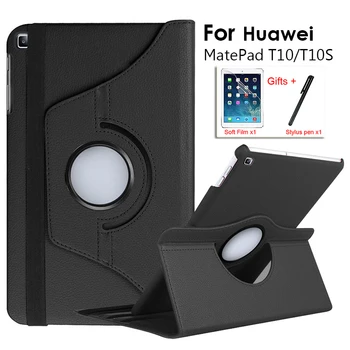 Caso Para Huawei MatePad T10S 10.1 AGS3-W09 L09 Cubierta Protectora de Cuero Genuino caso de Matepad T10 S T10s 10.1