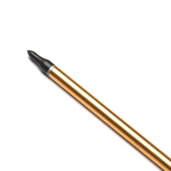 De 80 cm de Columna De 500 Dia de 7.8 mm de Aluminio dorado Flechas de Plástico Plumas con Relaceable punta de Acero, Compuesto de Arco Recurvo