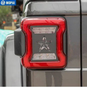 MOPAI Lámpara de Campanas para Jeep Wrangler JL 2018+ Coche Luz Posterior de la Cola de la Lámpara de la Decoración de la Cubierta de protección para Jeep Wrangler 2019 Accesorios