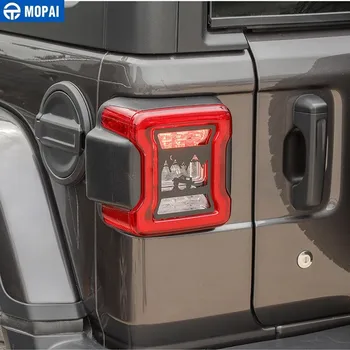 MOPAI Lámpara de Campanas para Jeep Wrangler JL 2018+ Coche Luz Posterior de la Cola de la Lámpara de la Decoración de la Cubierta de protección para Jeep Wrangler 2019 Accesorios